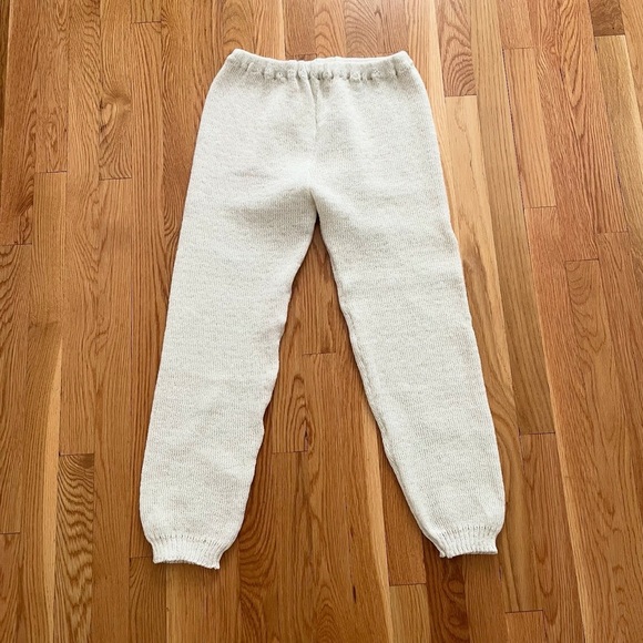 Cozy Cream Knit Leggings